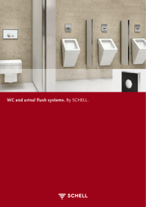 WC and urinal flush systems. By SCHELL.