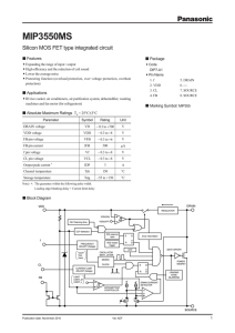 MIP3550MS - Panasonic Corporation