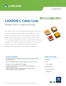 luXEon C Color line