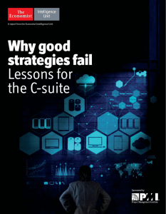 Why Good Strategies Fail: Lessons for C