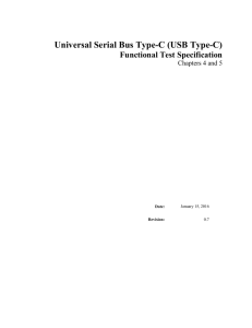 (USB Type-C) Functional Test Specification