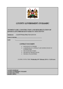 kinoo_gaitumbi_rd - County Government of Kiambu