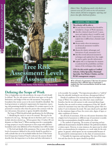 Tree Risk Assessment - International Society of Arboriculture
