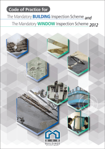 Code of Practice for The Mandatory BUILDING Inspection Scheme