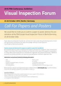 Visual Inspection Forum