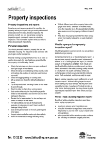 Property inspections - NSW Fair Trading