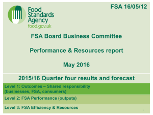 FSA 16-05-12 Perf and Res Update FINAL