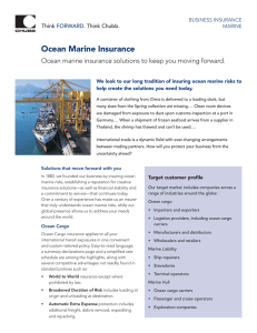 Ocean Marine Insurance