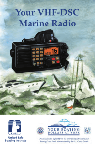 Your VHF-DSC Marine Radio - National Safe Boating Council