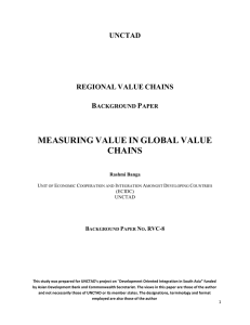 measuring value in global value chains