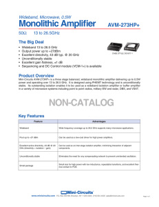 non-catalog - Mini Circuits