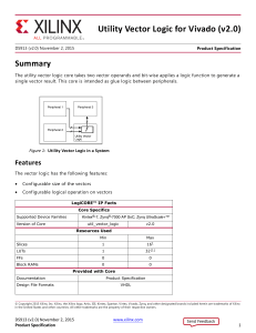 Utility Vector Logic for Vivado (v2.0)