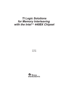 TI Logic Solutions for Memory Interleaving With