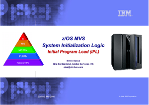 z/OS MVS System Initialization Logic