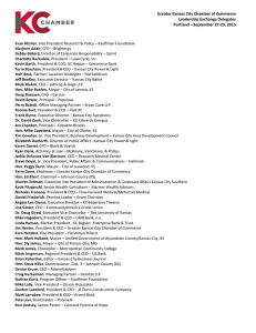 List of Delegates - Portland 2015 - Greater Kansas City Chamber of