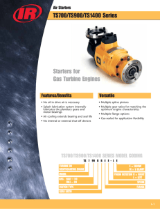 Starters for Gas Turbine Engines