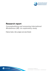 Research report - International Baccalaureate