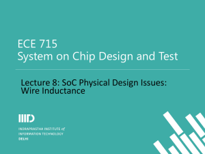 ECE 501 Introduction to VLSI Design