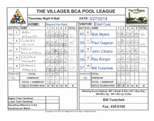 1 - BCA Pool League