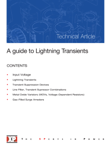 A guide to Lightning Transients