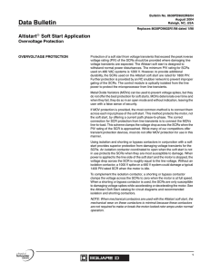 Altistart® Soft Start Applications
