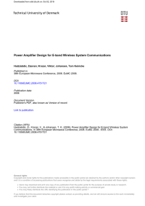 Power Amplifier Design for E-band