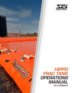 HIPPO Frac Tank Operations Manual