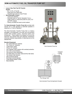 Semi Automatic Fuel Oil Transfer Pump Set