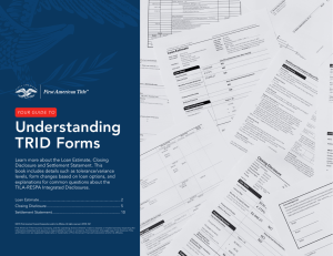 Understanding TRID Forms