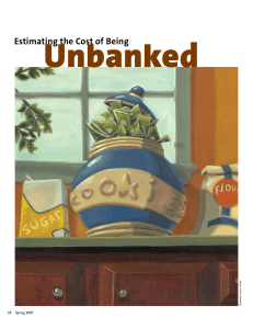 Estimating the Cost of Being Unbanked