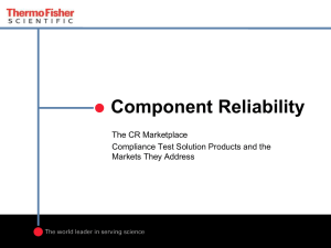 Component Reliability - Thermo Fisher Scientific