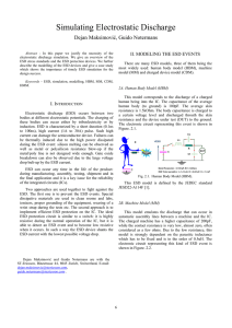 Simulating Electrostatic Discharge