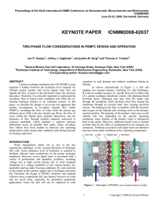 Two-Phase Flow Considerations in PEMFC Design and Operation