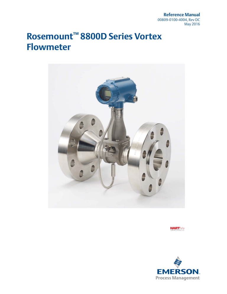 Rosemount™ 8800d Series Vortex Flowmeter 