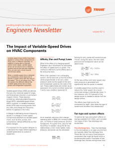 The Impact of Variable-Speed Drives on HVAC Components