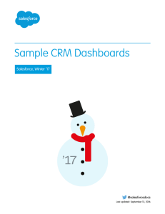 Sample CRM Dashboards - Salesforce