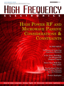 December HFE PDF - High Frequency Electronics
