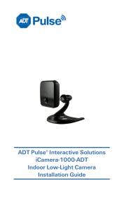 iCamera-1000-ADT Indoor Low-Light Camera Installation