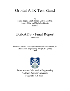 Final Report  - Northern Arizona University