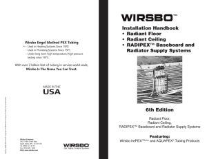 Wirsbo Installation Handbook