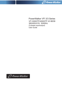 PowerWalker VFI 3/3 Series