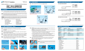 FAST™ SC/LC ConneCTor