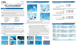 FAST™ SC/LC/ST ConneCTor