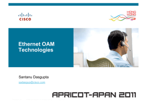 Ethernet OAM Technologies