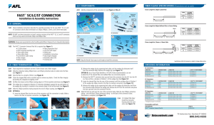 FAST™ SC/LC/ST ConneCTor