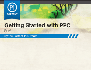 Getting Started with PPC