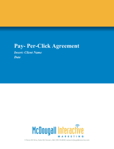 Pay- Per-Click Agreement