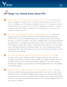 10 Things You Should Know About PPC