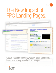 The New Impact of PPC Landing Pages