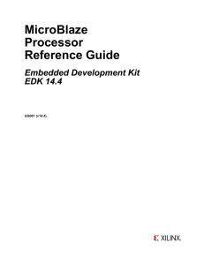 MicroBlaze Processor Reference Guide